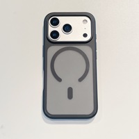 Coque transparente en PC anti-jaunissement haute transparence pour iPhone 18 17 16 15 14 Pro Max, étui de téléphone antichoc