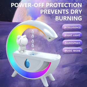 Nuevo humidificador de aire de nube de lluvia de astronauta con luz nocturna USB Difusor de goteo de agua antigravedad en forma de <span class=keywords><strong>G</strong></span> grande para automóviles y hoteles - Product Image 2