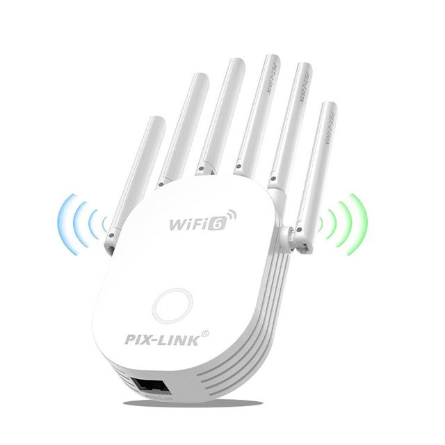 6 Antennas1800Mbps Wireless Wifi Repitor Routers 2.4GHz 5GHz Wifi Signal Booster Network Signal Amplifier Wifi Repeater
