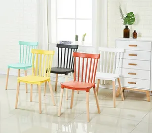 도매 현대 럭셔리 멀티 컬러 플라스틱 windsor 식당 의자