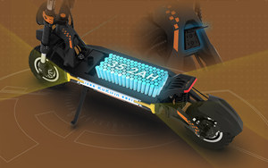 Scooter Eléctrico Kukirin G4 60V 35.2Ah de Largo Alcance para Adultos, Todoterreno, Suspensión Completa, Plegable, Carga de 150 kg, G4 MAX (Kukirin) 60V 3 - Product Image 2