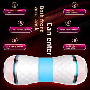 Мужская двойная чашка для мастурбации - Product Image 4