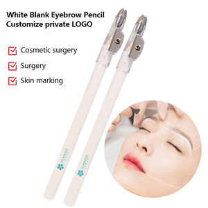 Pensil Alis Kayu <span class=keywords><strong>Vegan</strong></span> Alami Profesional Label Pribadi OEM - Putih & Hitam Tahan Air Tahan Keringat Tahan Lama untuk Penataan Alis - Product Image 2