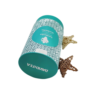 Boîte de forme ronde en grains de café à thé imprimée sur mesure boîte à thé cylindrique - Product Image 4