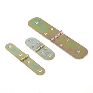 Bisagra Abatible de Hierro con Recubrimiento de Color, 120 mm, 21 mm de Grosor, 1.5 mm de Espesor, Bisagra para Muebles de Montaje Superficial, Diseño Industrial - Product Image 4