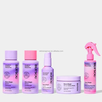 Set sampo rambut perawatan kulit kepala organik Logo kustom sampo Protein tanaman dan kondisioner masker bersinar Set sampo minyak Argan