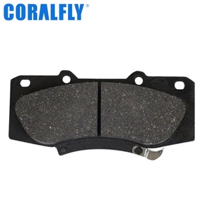 Coralfly - Pastillas de Freno para Automóvil al Mejor Precio, OEM 04465-0K240, Material Semimetálico, 4 Piezas, Sistema de Frenos para Automóviles - Product Image 2