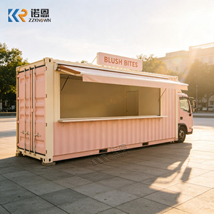 Camion de restauration de shawarma de qualité professionnelle, cuisine mobile certifiée CE pour la vente de kebab, remorque de traiteur - Product Image 1