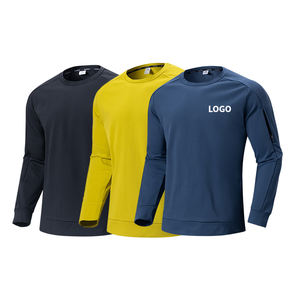 OEM Custom Waffle Knit Men Thermal T Shirts Cotton Soft Blank Solid Men Slim Fit <b>TShirt</b> - Product Image 2