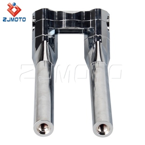 Elevador de manillar de motocicleta, abrazadera de retroceso, elevación recta de 10 "+ 1" para Halrey Softail Deluxe Standard <span class=keywords><strong>Fat</strong></span> Boy Special Breakout - Product Image 6