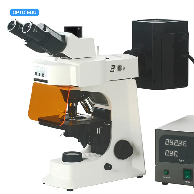 OPTO-EDU A 16.2601-T2 Hochwertiges biologisches Fluoreszenz mikroskop