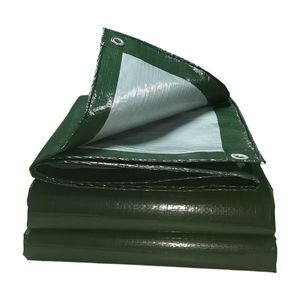 Bâche en PE verte personnalisée en rouleau, protection solaire extérieure, imperméable, de haute qualité, <span class=keywords><strong>pour</strong></span> couvrir les camions et les marchandises - Product Image 3