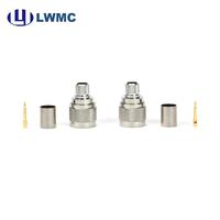 Connecteur mâle LWMC à sertir pour câble LMR300 et câble de 7 mm jusqu'à 6 GHz, VSWR 1,20 max.