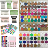 Private Label DIY Fard À Paupières Palette Haute Pigment 26mm Pan Ombre À Paupières Unique Shimmer Finition Poudre