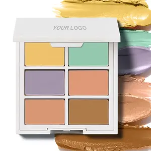 Oem/ODM màu tím HD che khuyết điểm Vegan Palette make up nhãn hiệu riêng Vitamin E Kem che khuyết điểm