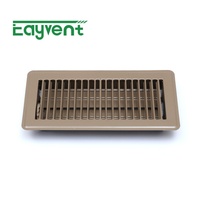 Grille de ventilation au sol en acier galvanisé robuste, anti-rouille, pour zones humides et ventilation de sous-sol