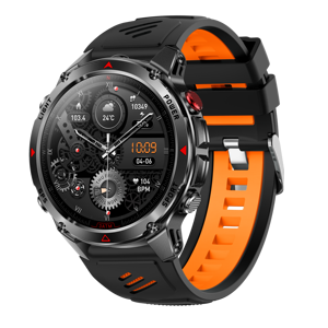 Montre connectée HT37 avec GPS, bracelet de sport pour homme, écran de 1,46 pouce, autonomie de 5 à 10 jours, étanche IP68, possibilité de répondre aux appels - Product Image 1