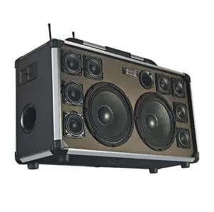 SHENGYOU Q100 Speaker Karaoke Nirkabel Frekuensi Tinggi, Speaker Suara Luar Ruangan 300W Kekuatan Besar UHF