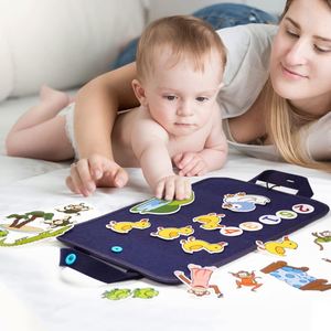 Toddlers' Educational <b>Felt</b> Board with Flannel Pieces for Preschool Storytelling and Learning Activities - Product Image 5