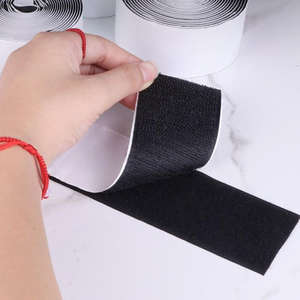 Sangle auto-agrippante double face personnalisée noire 20mm 25mm 38mm 50mm – Fermeture auto-agrippante adhésive - Product Image 2