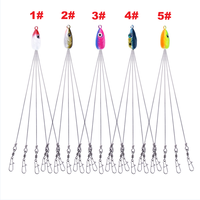 En gros SS101 18cm 12g Montage de pêche Alabama parapluie à 5 bras pour la pêche au bar