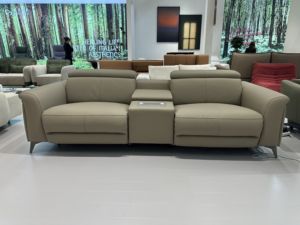 Herstellermoderner Echtleder 2-Sitzer Kino-Sessel mit Elektrischer Verstellung, Stauraum und Getränkehalter für Heimkino - Product Image 2