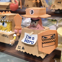 Caja Sorpresa Misteriosa con Temática de Guerrero de Dibujos Animados Submarinos, Mini Figura de Criatura Marina Adorable, Adorno de Escritorio, Juguete Coleccionable, Regalo