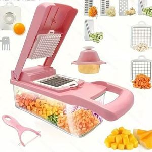 Kitchen Vegetable Chopper Multifunctional Efficient <b>Sharp</b> for Dicing Shredding Slicing Grating Kitchen Gadget for Cooking - Product Image 1