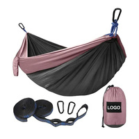 Vente chaude en plein air Portable Parachute Nylon Camping Hammok/hamac/hamak/hamac avec sangle d'arbre