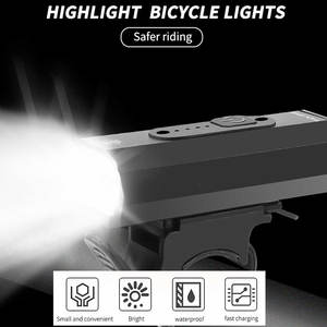 Luz LED para Bicicleta de 1000 Lúmenes, Recargable por USB Tipo-C, Faro Delantero para Ciclismo, Linterna para Montaña y Carretera, Accesorios para Bicicleta - Product Image 4