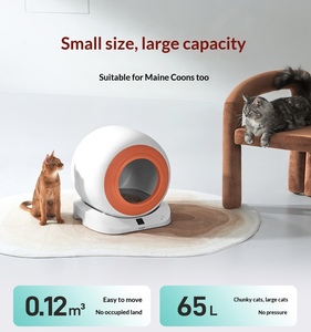 กระบะทรายแมวอัจฉริยะ Tonepie 65L ขนาดใหญ่ ทำ<span class=keywords><strong>ความ</strong></span><span class=keywords><strong>สะอาด</strong></span>ตัวเองได้ กำจัดกลิ่นอัตโนมัติ ควบคุมผ่าน<span class=keywords><strong>แอ</strong></span><span class=keywords><strong>พ</strong></span><span class=keywords><strong>พ</strong></span>ลิเคชั่น ห้องน้ำแมวอัตโนมัติ - Product Image 4