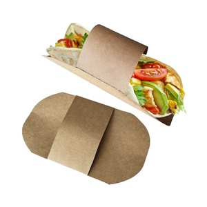 Bandejas de Papel para Alimentos ZY, Papel para Envolver Alimentos Resistente a la Grasa, Bandejas de Cartón Plegables Desechables para Almuerzo, Aperitivos, Rollos Fritos - Product Image 3