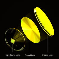 Module de signalisation routière LED à flux élevé, 12V, solaire, lampe de signalisation d'avertissement, 400mm, aluminium, matériau PC, indice IP65