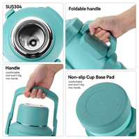 Thermos de voyage YATAI de grande capacité 3L 4L 5L, bouteille d'eau à double paroi sous vide, thermos avec logo personnalisé, gobelet en acier inoxydable