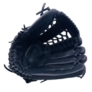 Venta al por mayor de guantes de béisbol de cuero duraderos personalizados guantes de béisbol de softbol para adolescentes