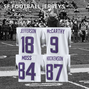 Camiseta de Fútbol Americano para Hombre, Juvenil y Mujer, San Francisco # 13 Purdy # 23 Christian McCaffrey # 54 Fred Warner Pantalones Cortos Cosidos - Product Image 2