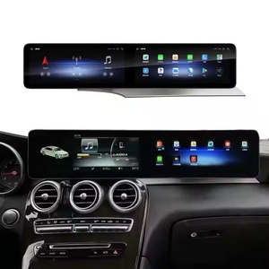 Autoradio multimédia Android Navihua double écran tactile 12,3 pouces avec GPS et Carplay pour Benz C W205 GLC X253 NTG 5.0 5.5 6.0 2015-2022 - Product Image 1