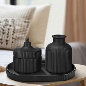 <b>Resin</b> Casting Mold 5-pcs Set Large Round Tray Vase Storage and Lotus Silicone Mold Gypsum Concrete Casting Mold Home Decoration - Product Image 4