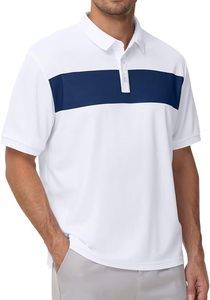 Camisas Formales de Manga Corta para Hombre, 100% Poliéster, Secado Rápido, Absorción de Humedad, Tela de Punto con Serigrafía, Ropa de Golf - Product Image 2