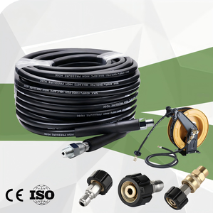Tuyau de nettoyeur haute pression sans torsion, filetage en laiton 1/4" M22-14mm, pièce de rechange pour la plupart des nettoyeurs haute pression de différentes marques - Product Image 5