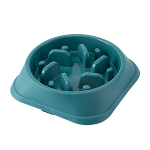 ชามอาหารสัตว์เลี้ยงแบบป้องกันการสำลัก Petal Anti-Choking Slow Food Bowl  วัสดุพลาสติกกันลื่นและกันตก ใช้งานได้จริงสำหรับอาหารประจำวันของสัตว์เลี้ยง - Product Image 3
