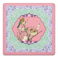Tapis de jeu de mahjong et de poker antidérapant en caoutchouc épaissi style chinois, bordure renforcée, en promotion aux États-Unis
