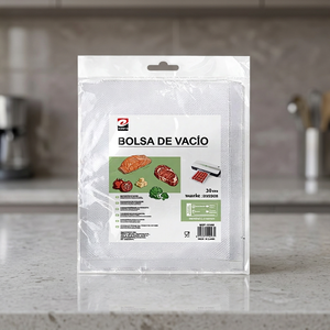 Sacs de conservation sous vide en plastique texturés 25x30cm, lot de 10, pour la cuisine (viandes et légumes) - Product Image 4