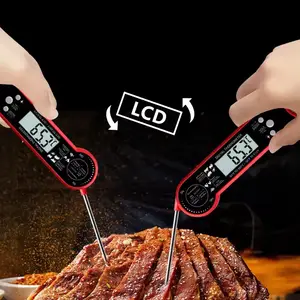 Heetste Direct Gelezen Digitale Waterdichte Vleesthermometer Voedsel Temperatuurregelaar Gebruikt Voor Vlees/Bbq/Snoep/Melk Keuken