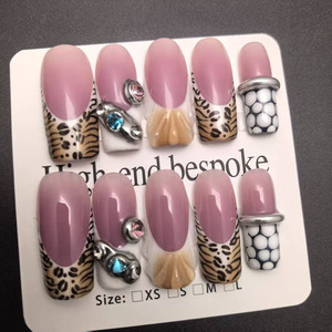 <span class=keywords><strong>Uñas</strong></span> Acrílicas Hechas a Mano con Diseño <span class=keywords><strong>de</strong></span> Flores 3D, 10 Piezas, <span class=keywords><strong>Uñas</strong></span> Postizas Personalizadas, Nuevas <span class=keywords><strong>Uñas</strong></span> Artificiales para Dedos - Product Image 4