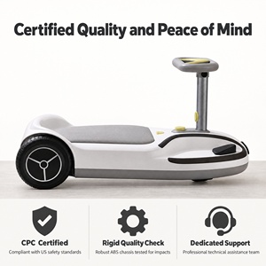 Trottinette électrique pour enfants 24V 180W, <span class=keywords><strong>hoverboard</strong></span> auto-équilibré avec poignée, pneus de 6,5 pouces, kart pour enfants, amusement en plein air - Product Image 5