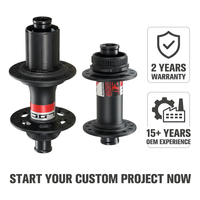 Moyeu de vélo R1 haute performance en alliage Boost + AL7075-T6, 24/28H, frein à disque 6 boulons, moyeu VTT, usine OEM