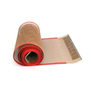 Wholesale price PTFE coated mesh conveyor belt High Temperature PTFE mesh fabric