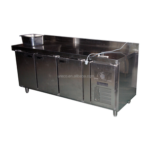 商業用<span class=keywords><strong>3</strong></span>ドアステンレス鋼冷蔵庫テーブルトップオールフリーザー - Product Image 2