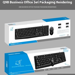 Có Dây Bàn Phím Và Chuột Thiết Lập USB Máy Tính Kinh Doanh Văn Phòng Nhà Sử Dụng Bàn Phím Và Chuột Bán Buôn - Product Image 6